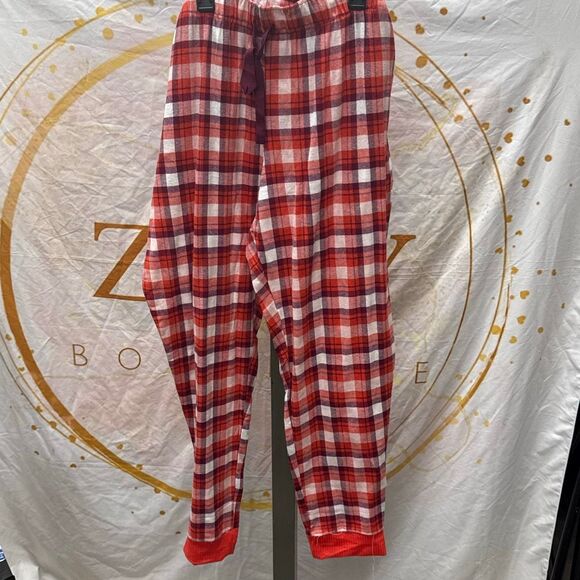 Jenni Women's Cotton Flannel Plaid Pajama Pants, Created for Macy's Size XL - Picture 2 of 4